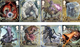 英国皇家邮政推出纪念《龙与地下城》诞生50周年的邮票