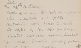 著名艺术家邓肯·格兰特写的日记以估价的17倍成交