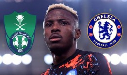 切尔西在最后期限当天争先恐后地签下维克多·奥西姆亨，阿赫利同意6700万英镑的转会费