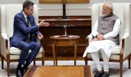 洛克希德·马丁公司首席执行官吉姆·泰克莱在德里会见莫迪总理
