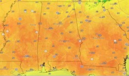 阿拉巴马州本周末可能面临接近历史新高的天气：天气会有多热？