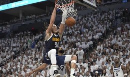 掘金和步行者在NBA半决赛中打成平手