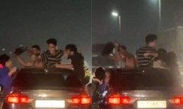 班加罗尔男子在行驶的汽车外跳舞，视频在网上疯传后被捕