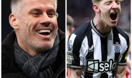 杰米·卡拉格暗示安东尼·戈登是利物浦萨迪奥·马内的潜在替代者